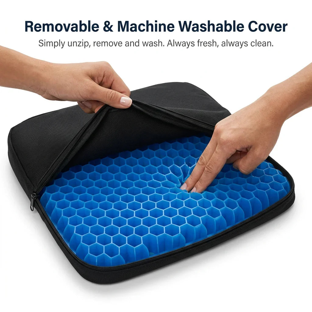 100% Gel Seat Cushion - Extra Thick